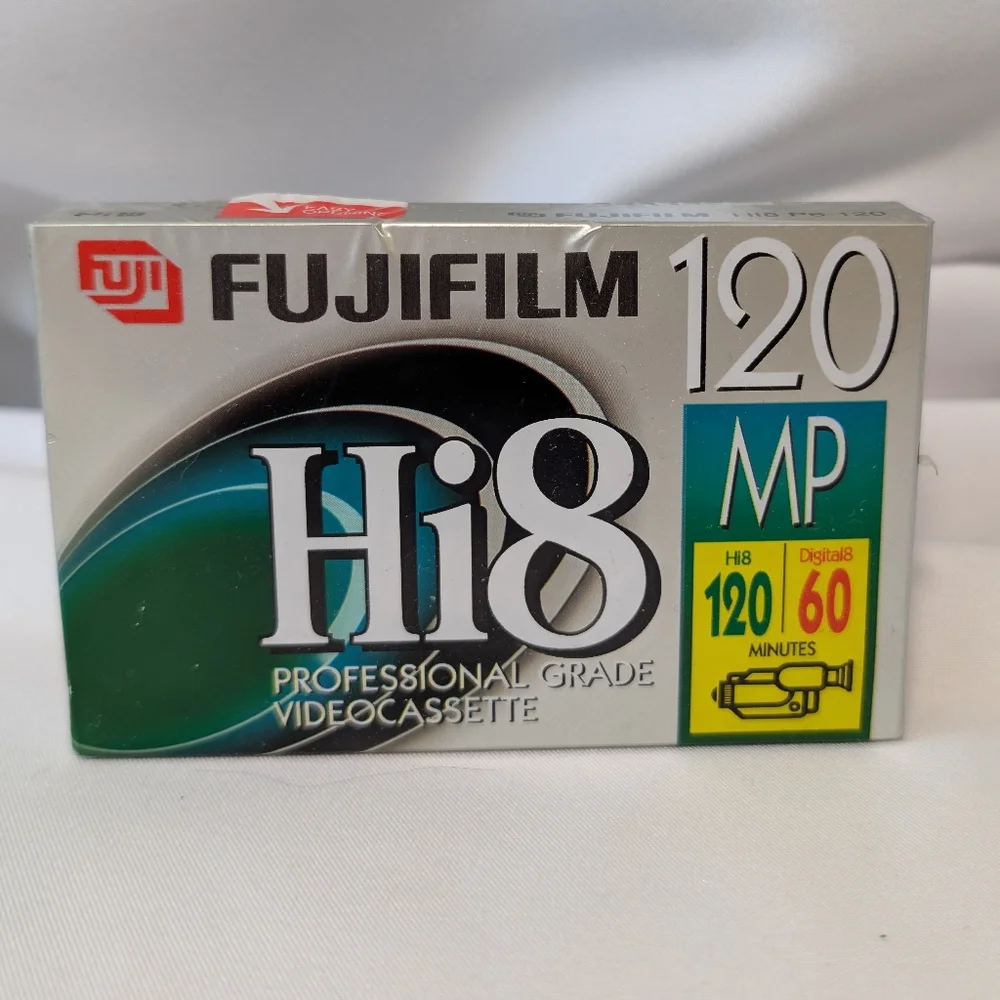 SALE ! FUJI FILM Hi8 Sealed New Blank Videocassette 120 MP P6-120 Fuji Cassette